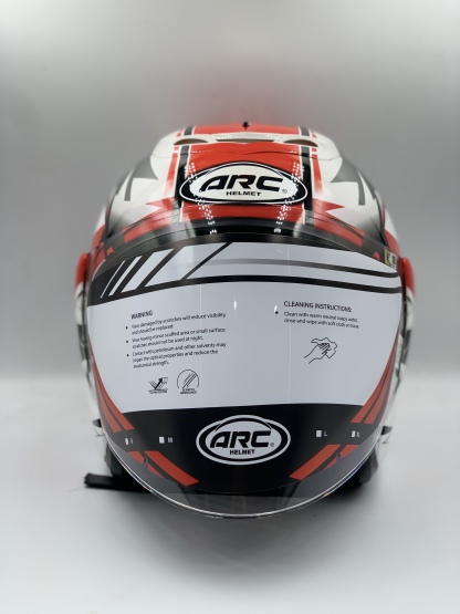 ARC Ritz Helmet Rexstar Black / White (SIRIM) 
